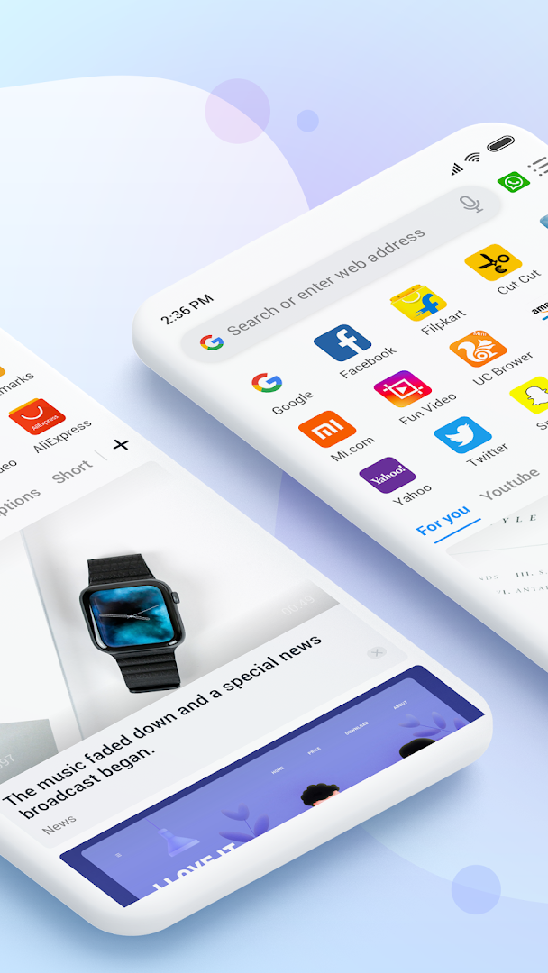 Mi Browser - Video & Status Download, Fast, Secure PC