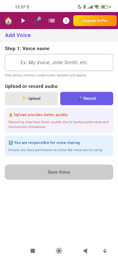 AI Voice Cloning পিসি