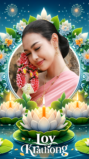 แต่งรูปวันลอยกระทง PC