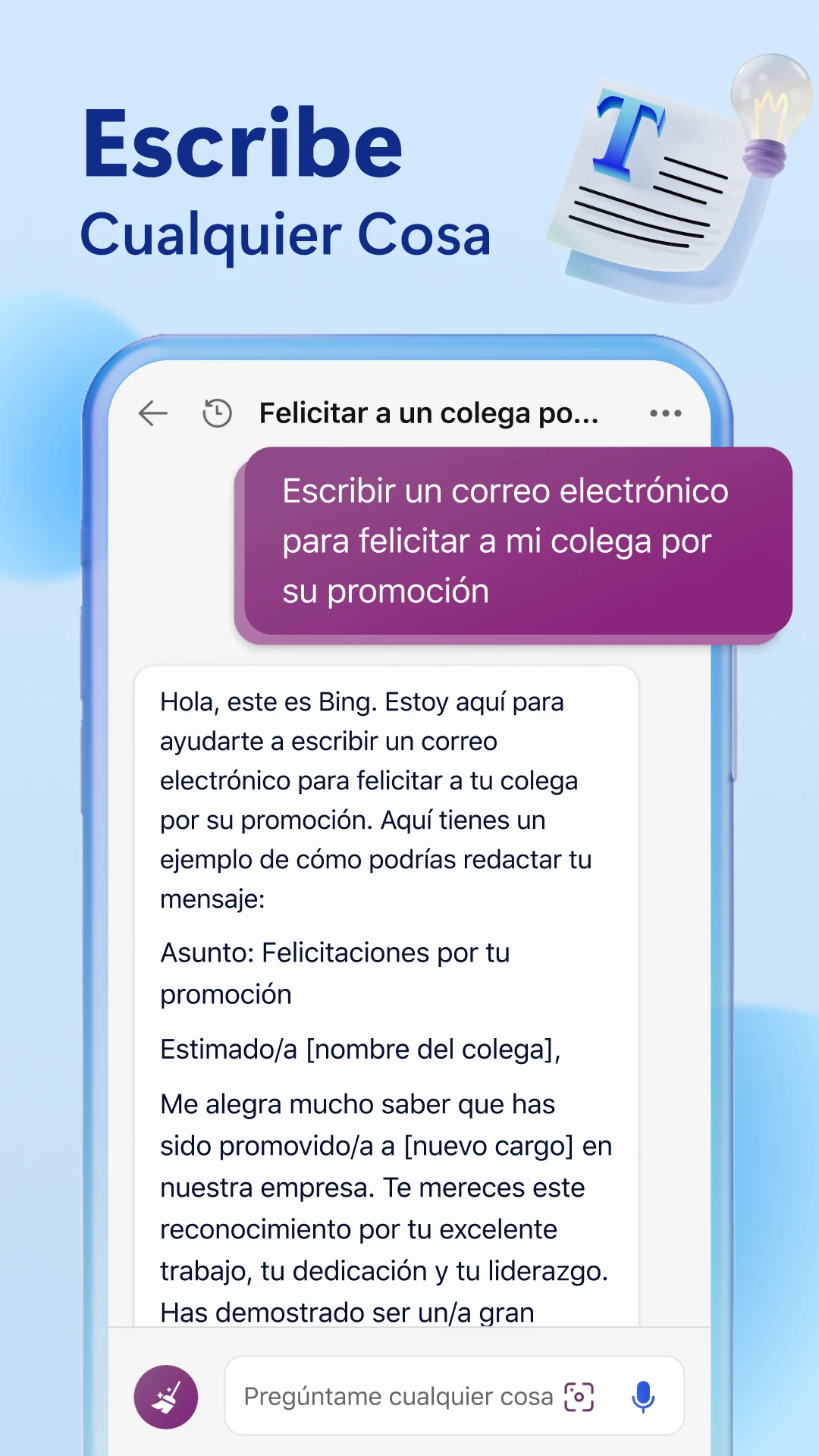 Bing: Chatea con IA y GPT-4 PC