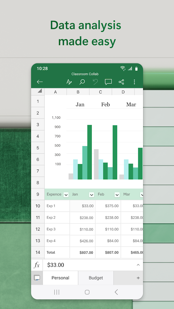 Microsoft Excel: View, Edit, & Create Spreadsheets PC
