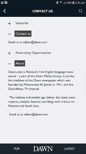 Dawn - Official Mobile App پی سی