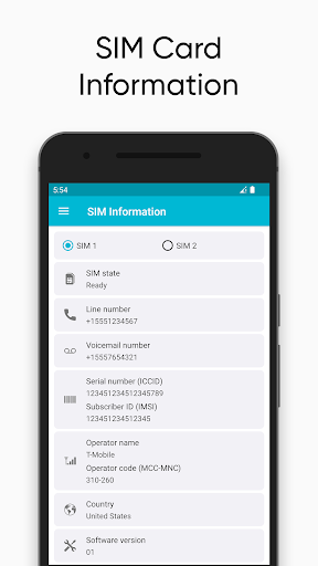 SIM Card Info + SIM Contacts پی سی