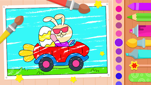 Kids Coloring Book Learn Draw