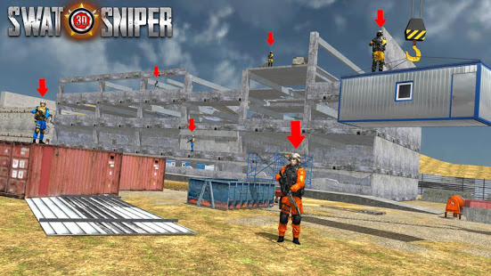 SWAT Sniper 3D 2019: Free Shooting Game الحاسوب