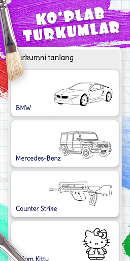 RANGLI - Rasm bo'yash o'yini电脑版