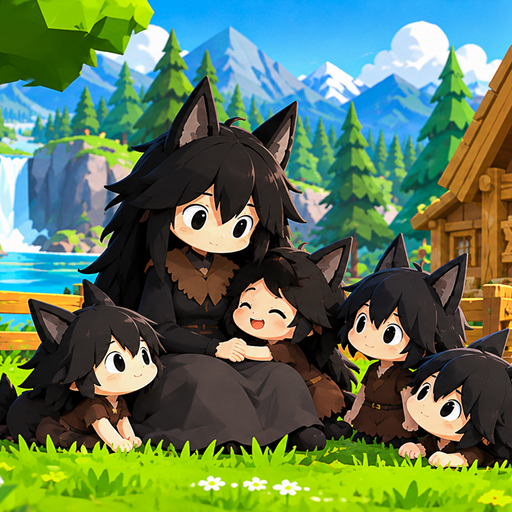 Descargar Wolf Family Life Time Game en PC con MEmu