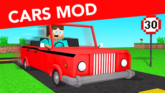 Car MOD for Minecraft. Cars Addon for MCPE.