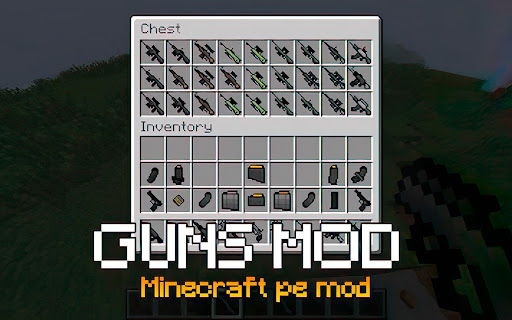Gerçek Silah Modu Minecraft PE
