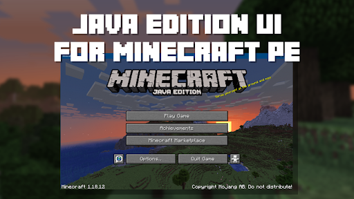 Java Edition UI for Minecraft পিসি
