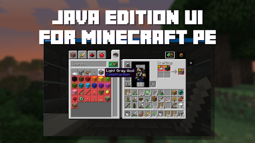 Java Edition UI for Minecraft পিসি