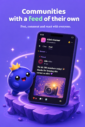Mirtilu: Communities & Chats