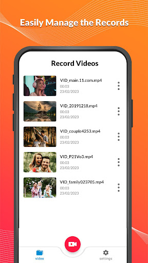 background video recorder PC