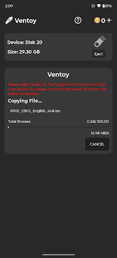 Ventoy  (ไม่เป็นทางการ) PC