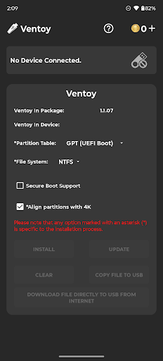 Ventoy (nieoficjalny) PC