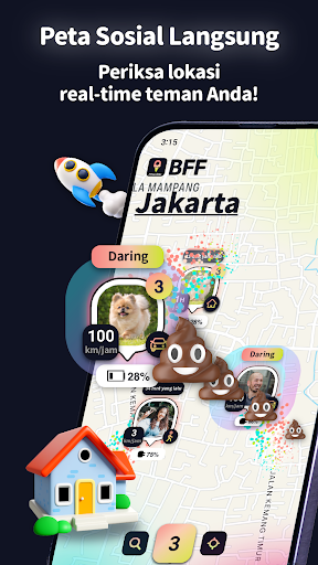 MixerBox BFF: Lacak Lokasi GPS