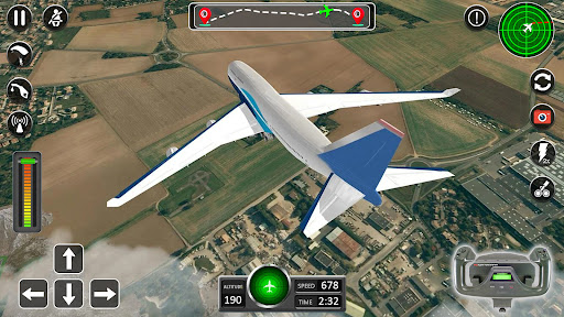 komputer Flight Simulator: Plane Game