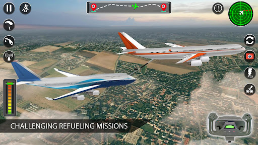 komputer Flight Simulator: Plane Game