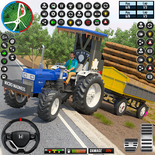 MEmu ile PC'de Turkish Tractor Tochan Game 3d indirin