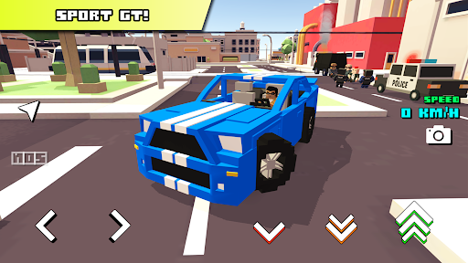 Blocky Car Racer - เกมแข่งรถ