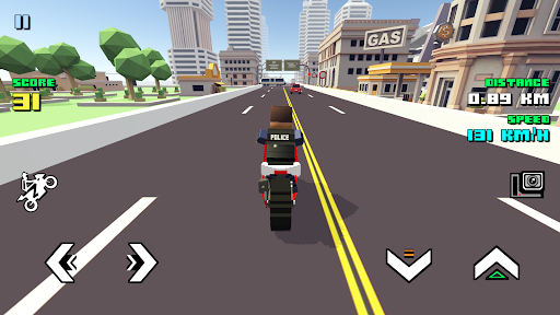 Blocky Moto Racing - xe máy