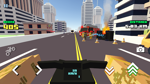 Blocky Moto Racing - 오토바이 라이더 PC