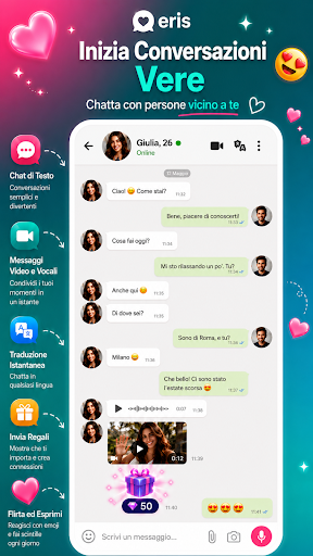 Eris Incontri: Chatta e Flirta