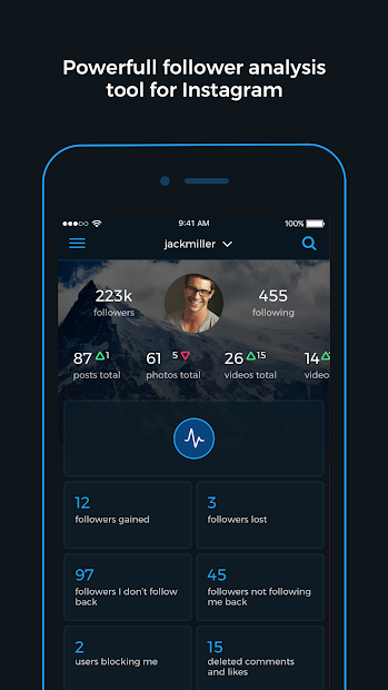 Reports+ Followers Analytics for Instagram PC