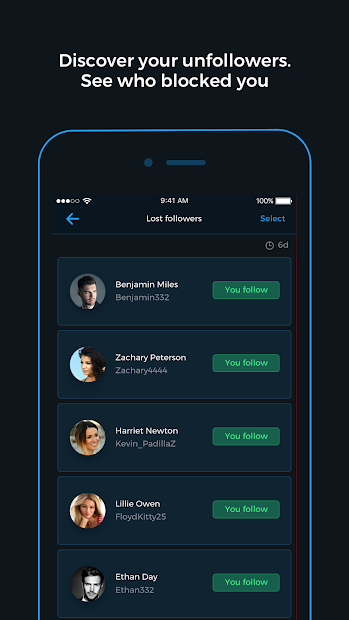 Reports+ Followers Analytics for Instagram PC