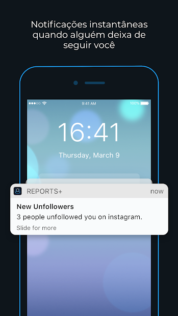 Reports+ Análise de seguidores para Instagram para PC