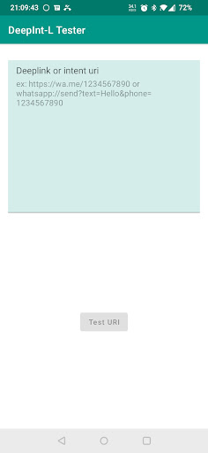 DeepLink - Intent URI Tester PC