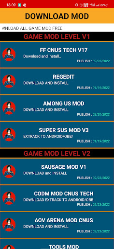 MOD MENU GAME PC