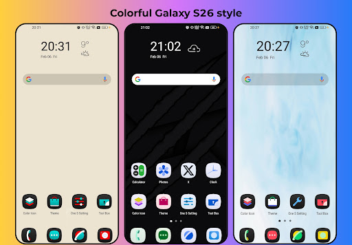 One S Launcher for Galaxy S26 PC