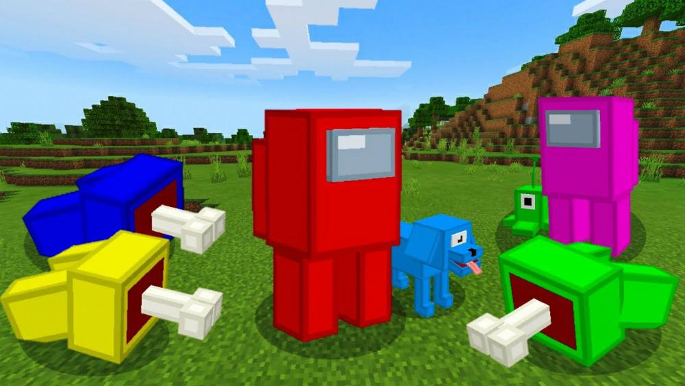 MINECRAFT BED WARS Mod in Among Us 
