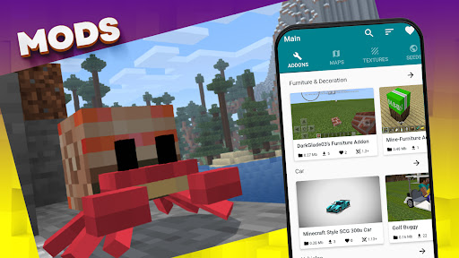 komputer Mods, maps skins for Minecraft