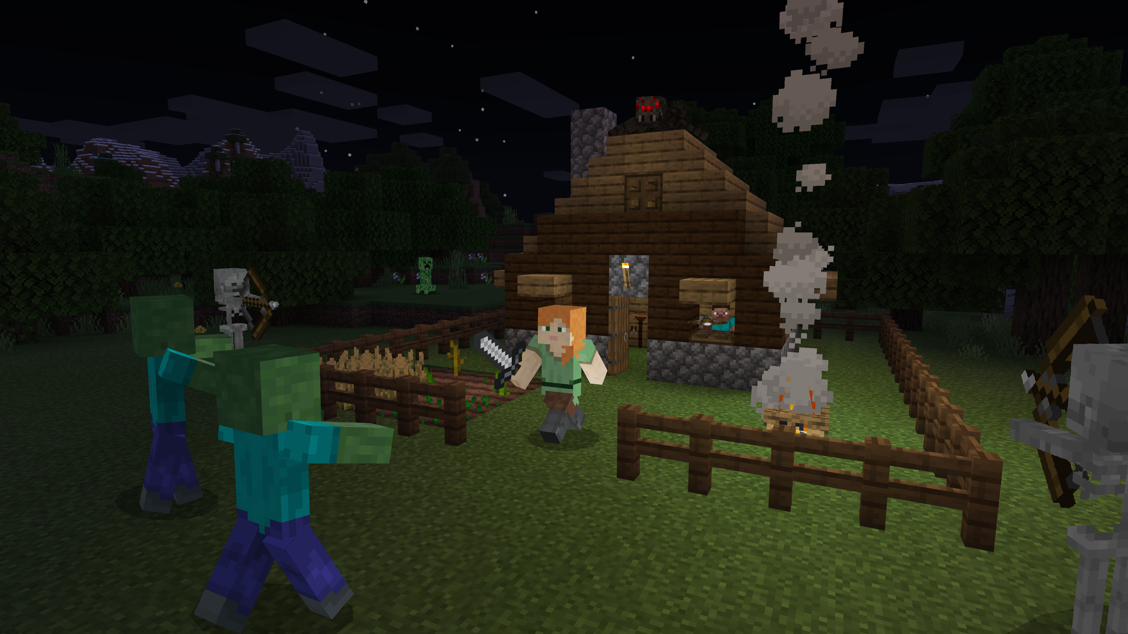 Teste do Minecraft para PC