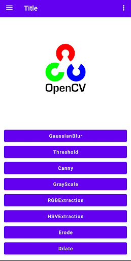 OpenCV Image Process