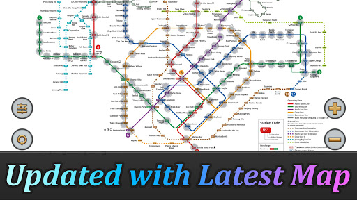 komputer Singapore MRT Map Route 新加坡地铁