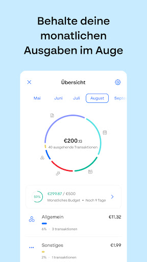 Monese - Mobile Money-Konto