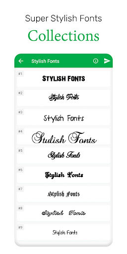 Stylish Fonts Keyboard پی سی