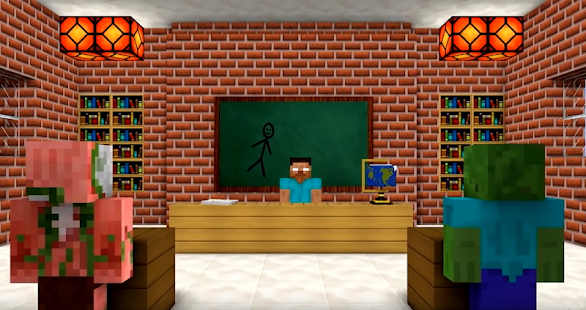 Download Monster School For Minecraft On Pc With Memu