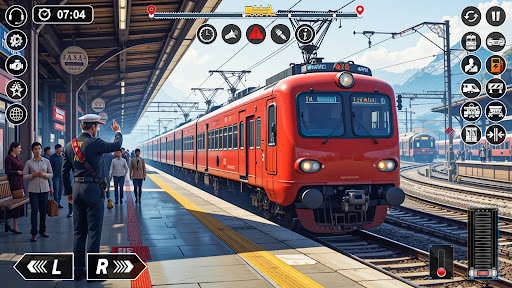 सिटी ट्रेन गेम 3डी ट्रेन गेम PC