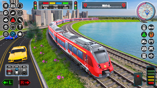قطار المدينة لعبة ألعاب قطار