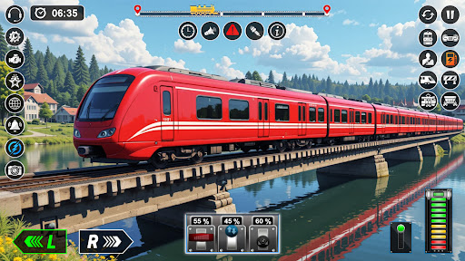 सिटी ट्रेन गेम 3डी ट्रेन गेम PC