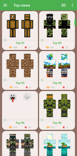 Camouflage Skins for Minecraft پی سی