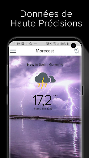 Météo & Radar - Morecast PC