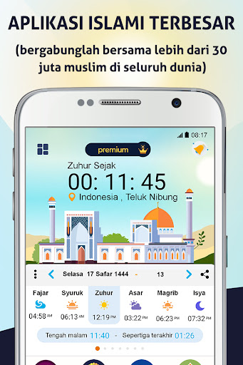 AlMosaly: kiblat adzan alquran