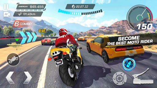 Moto Rider: Traffic Highway