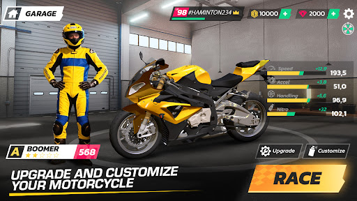 Moto Rider: Traffic Highway