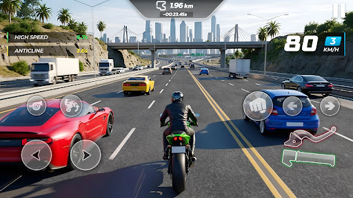 Motor Speed Traffic 3D